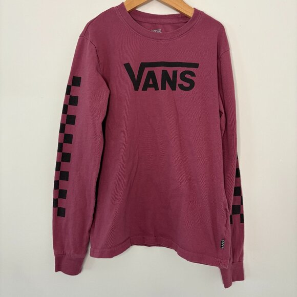 Vans Other - Vans Kids Long Sleeve Tee Shirt Size L (14) 100% Cotton